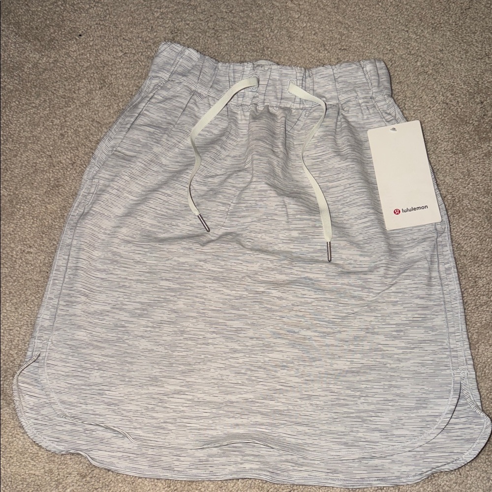 lululemon athletica Light Gray Mini Skirt